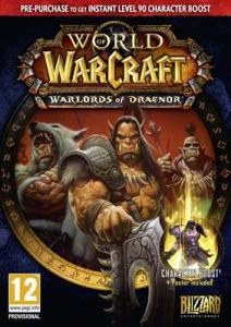 World Of Warcraft Warlords Of Draenor + 90 Level Boost Pc