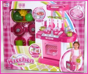 Bucatarie de jucarie copii, cu sunete si lumini - Cadoul perfect pentru fetite