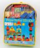 Ghiozdan cu forme geometrice colorate din lemn - Super jucarie educativa pentru copii!