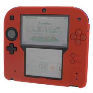 Silicone Protective Cover For Nintendo 2Ds Red