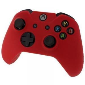 Pro Soft Silicone Protective Cover With Ribbed Handle Grip Red Xbox One