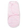 SwaddleMe, by Summer  87166 Sistem de infasare pentru bebelusi Dungulite alb/roz, 0-3 luni