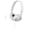 Headphones sony mdrzx310ap white garantie: 24 luni