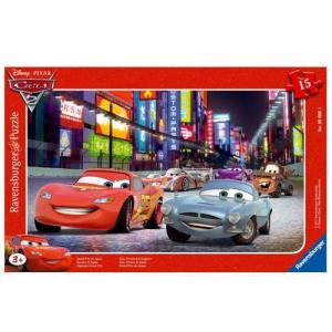 Puzzle Ravensburger Frame Disney Pixar Cars 2: Japanese Grand Prix (15 Pcs)