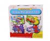 Puzzle 4in1 din carton - model avion -