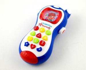 Telefon de jucarie pentru copii, cu proiectie de lumini