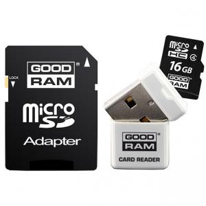 Card GOODRAM KIT 16GB GOODRAM 3in1 Class4