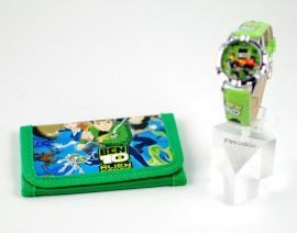 Set Ceas cu Portofel Ben10 / Ceas + Portofel Ben10 din desene animate