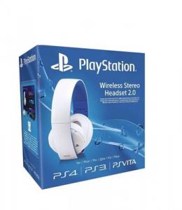 Sony Official Gold Wireless Headset 2.0 White Ps4