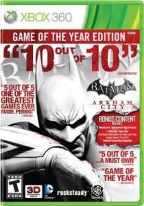 Batman Arkham City Game Of The Year Edition Xbox360