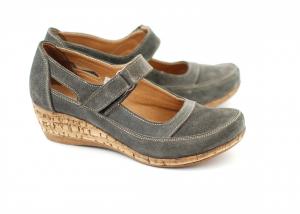 Pantofi dama piele intoarsa cu platforma, casual - FOARTE COMOZI - Made in Romania!