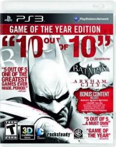 Batman Arkham City Game Of The Year Edition Ps3