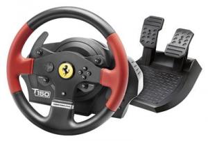 Volan Gaming Thrustmaster T150 Force Feedback Rosu Pc, Ps3 Si Ps4