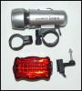 Lanterna pentru bicicleta, tip led + stop (set-