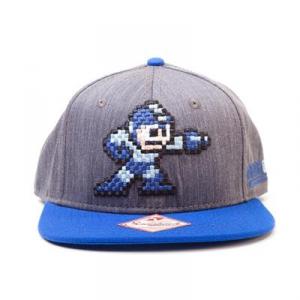 Sapca Mega Man Unisex Pixel Snapback Flat Cap