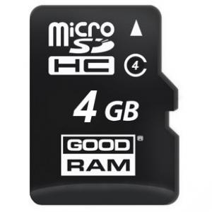 Card GOODRAM MicroSDHC 4GB Class 4