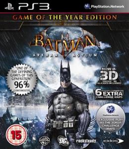 Batman Arkham Asylum Game Of The Year Edition Ps3