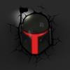 Lampa star wars boba fett 3d wall