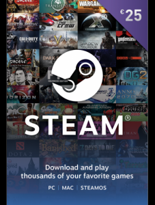 Steam Wallet 25 Euro Cd-Key