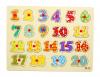 Tabla din lemn cu cifre colorate 1-20 - jucarie