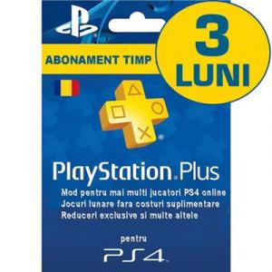 Playstation Plus Subscription Card Abonament 3 Luni Ro