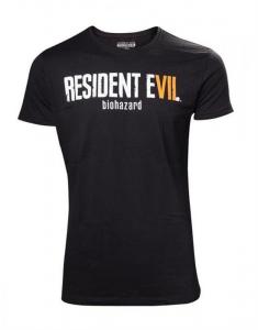 Tricou Resident Evil Biohazard Logo Black L