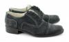 Pantofi barbati piele naturala (Intoarsa) casual-eleganti / Pantofi piele intoarsa Gri inchis Made in Romania