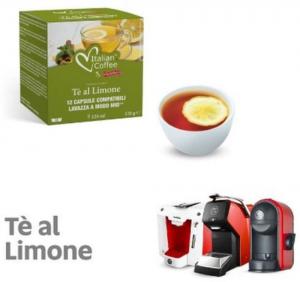 Italian Coffee TE AL LIMONE compatibile A Modo Mio, 12 capsule
