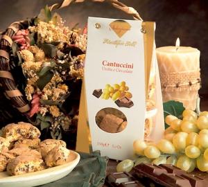 Biscuiti PratoBelli Cantuccini stafide si ciocolata 100g