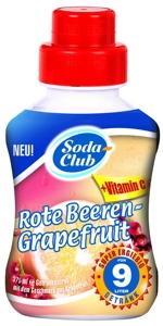 Aroma sirop Soda Club Grepfrut si Fructe rosii