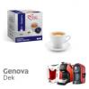 Italian coffee genova dek compatibile a modo mio, 16