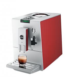 Espressor automat Jura ENA 7 Cherry Red + Cadou Recipient Lapte