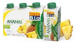 Bautura bio premium din ananas Isola Bio 3x200ml
