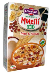 Musli bio cu fructe si ciocolata 375g