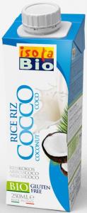 Bautura bio din orez si nuca de cocos Isola Bio 250ml (fara lactoza, fara gluten)