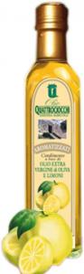 Ulei bio de masline cu aroma de lamaie Quattrociocchi