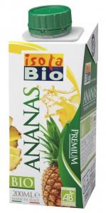 Bautura bio premium din ananas Isola Bio 200ml