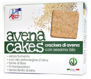 Crackers bio din ovaz cu susan 250g. (fara drojdie)