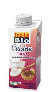 Crema bio din spelta pentru gatit (fara lactoza) Isola Bio 200ml