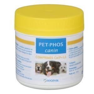 Pet Phos Croissance Ca/P=2 - 500 Tablete