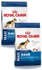 Pachet economic royal canin maxi adult 2x15kg + container cadou