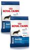 Pachet economic royal canin maxi junior 2x15kg + container cadou