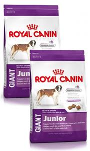 Pachet Economic Royal Canin Giant Junior 2x15kg + Container CADOU