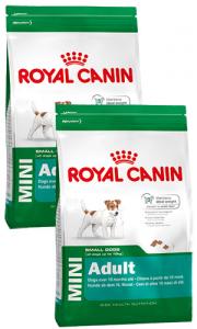 Pachet Economic Royal Canin Mini Adult 2x8kg + Container CADOU