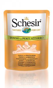 Schesir Cat Supa Plic Ton si Sardine 70g