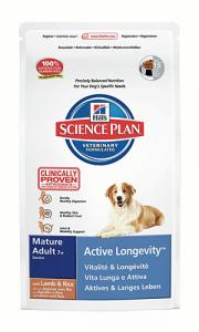Hill’s SP Canine Active Longevity Mature Adult 7+ cu Miel si Orez 3kg