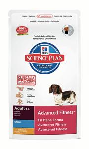 Hill’s Science Plan Canine Advanced Fitness Adult Mini cu Pui 1kg
