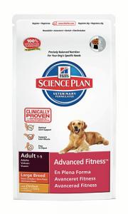 Hill’s SP Canine Advanced Fitness Adult Large Breed cu Pui 12kg + 3kg CADOU