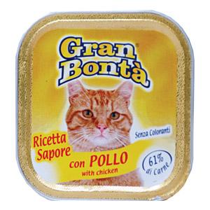 Pachet Gran Bonta Pate Pisica cu Pui 12x100g