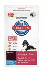Hill’s Science Plan Canine Advanced Fitness Adult cu Ton si Orez 12kg